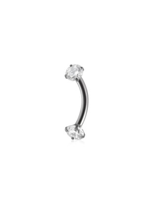 Titanium Eyebrow Ring 16g
