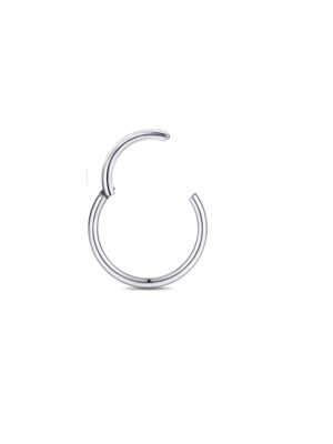 Titanium Hoop Clicker Ring